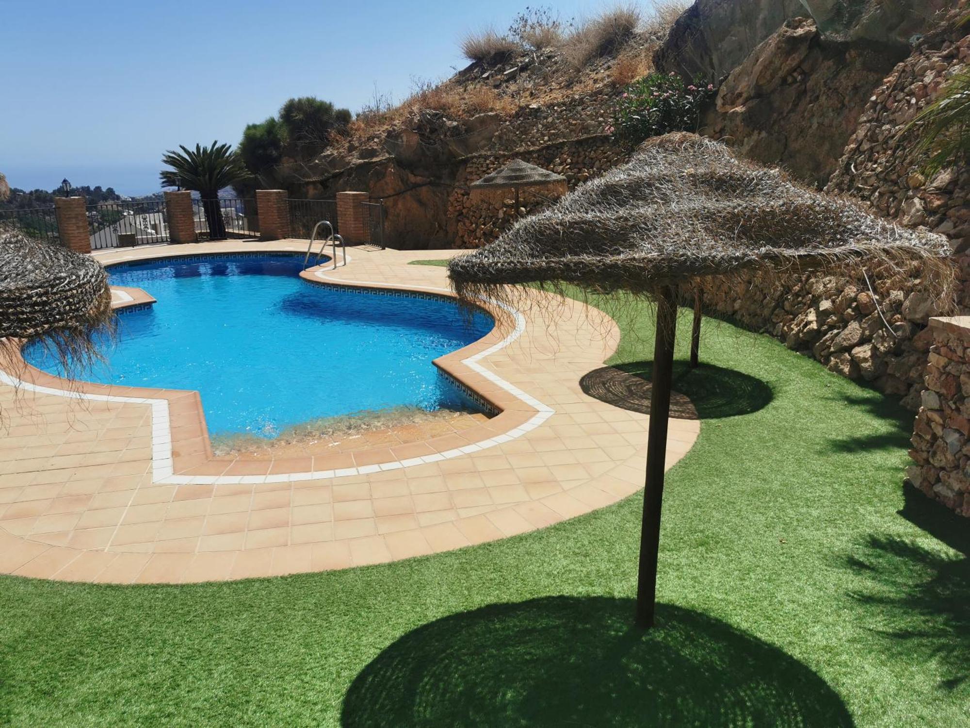 Apartamento Maria Platero Centrico Y Con Las Mejores Vistas Del Casco Antiguo La Montana Y El Mar Mediterraneo Frigiliana Exterior foto